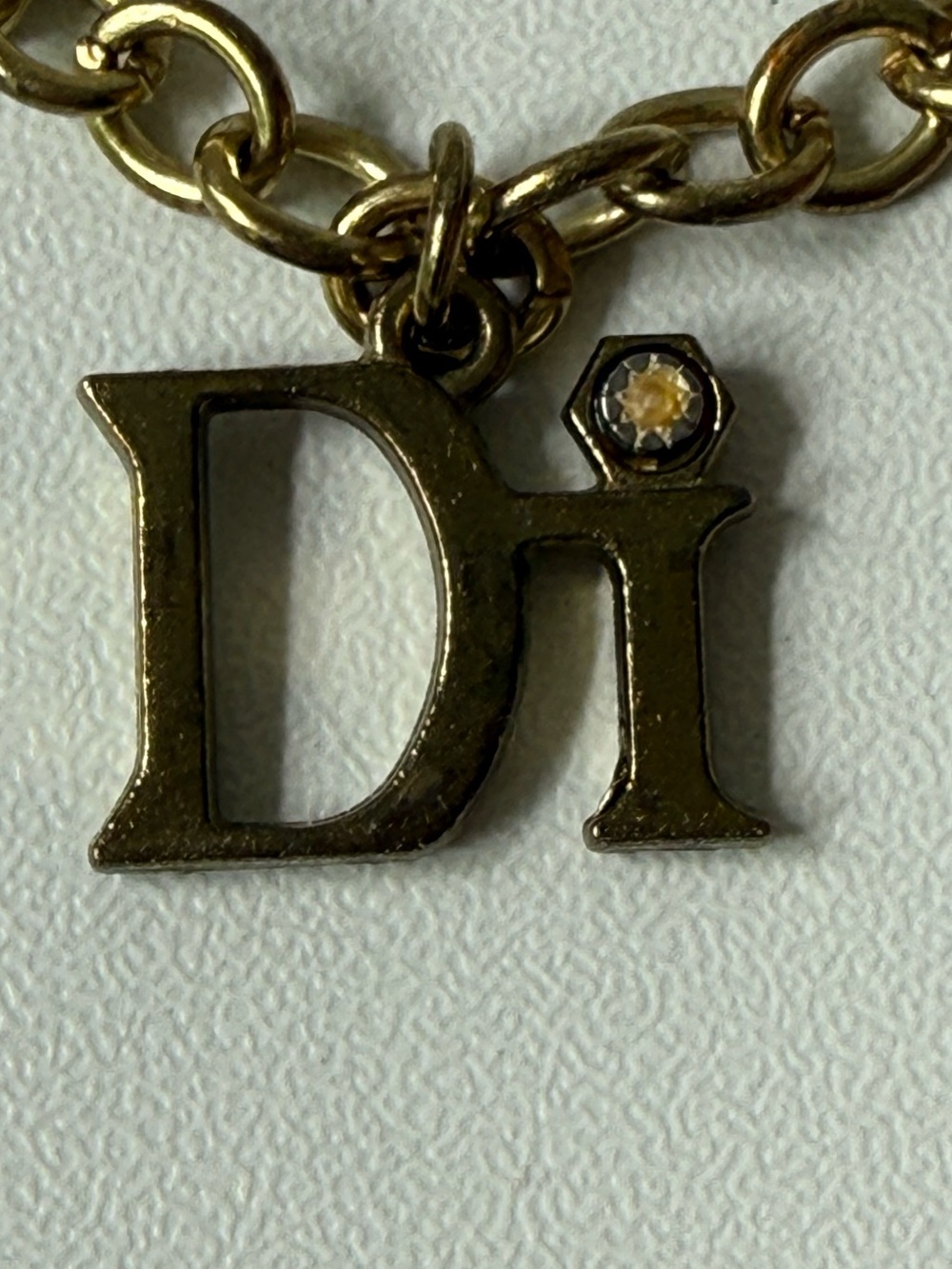 Dior Gold Tone Charm Bracelet with Removable Charms - Picture 3 of 8